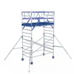 Trabattello Professionale ASC 135x250 cm in Alluminio – Altezza di Lavoro 5,2 m Indipendente