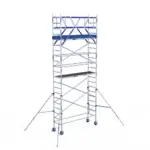 Trabattello Professionale ASC 75x250 cm in Alluminio – Altezza di Lavoro 7,2 m Indipendente